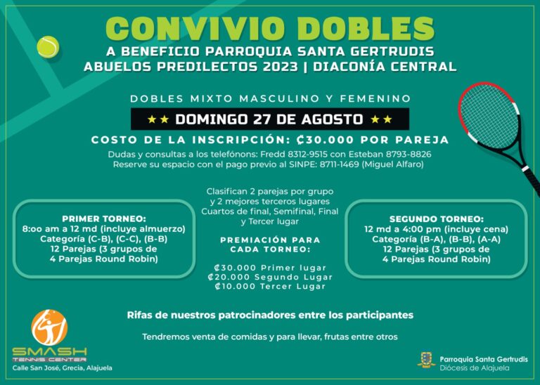 Convivio de Dobles Parroquia Santa Gertrudis 27 08 2023 1 768x548
